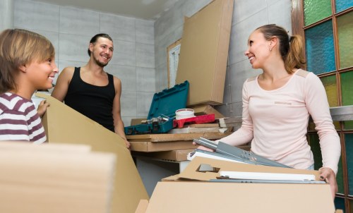Furniture pick-up service arriving for a home collection in Bow