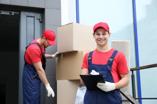 Local man with van service helping with a move in Bow