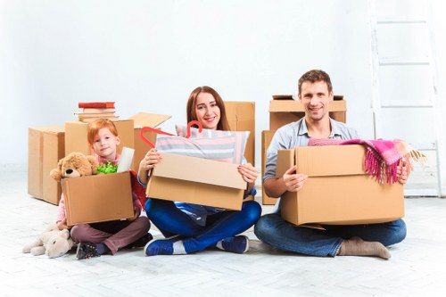 Unpacking and room setup service for a Bow home