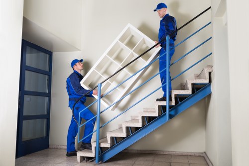 Removals van in Bow serving local homes and flats