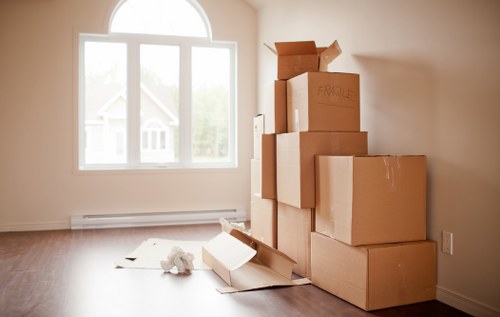 Commercial furniture pick-up for an office in Bow