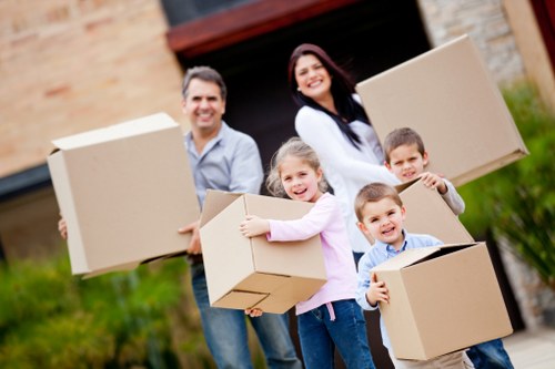 Office relocation items organised for commercial removal services in Bow