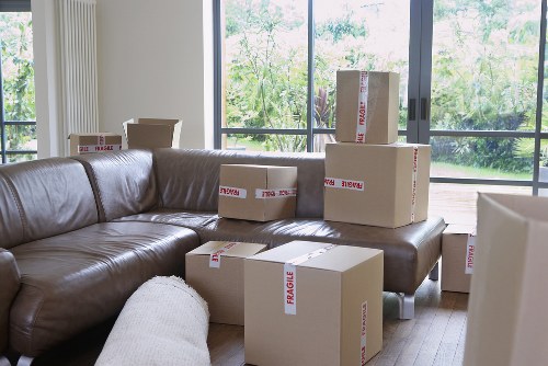 Packing and loading furniture for a Bow home move